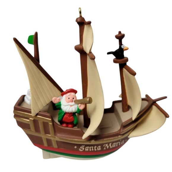 Hallmark Keepsake Santa Maria 1992 Christmas Ornament American Commemorative - Picture 1 of 7